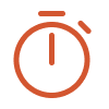 Icône d'un minuteur orange