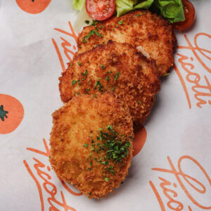 Croquettes de poulet dorées chez Picotti Laval