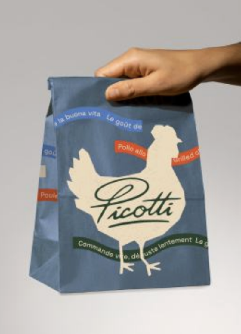 Sac de commande Picotti à emporter